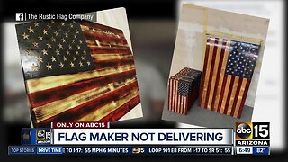 Flag maker not delivering