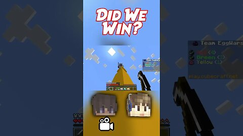 Did We Win? (ft. @JFrostie) - #shorts #minecraft #gaming #eggwars #pvp #funny #highlights