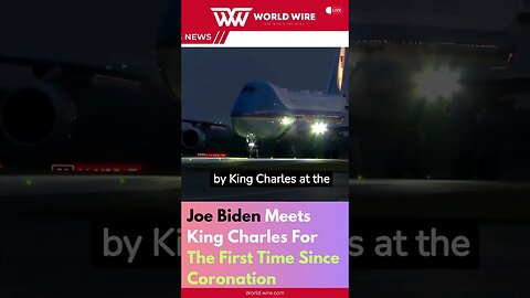 Joe Biden Meets King Charles For The First Time Since Coronation-World-Wire #shorts