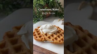 Carnivore keto waffle recipe #carnivorediet #carnivore #animalbased #carnivorerecipes #ketorecipes