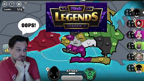 Risk Legends Season 3 - Round One Official Game