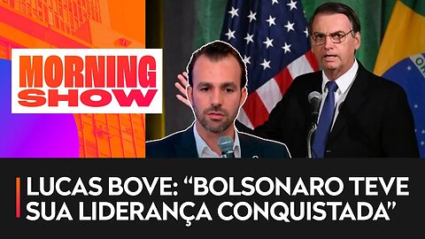 Bissoli pergunta a Lucas Bove: “Foi covardia o Bolsonaro ter ido para os EUA?”