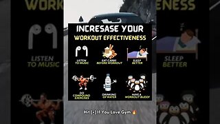 Try this for FASTER Gym Results! (Increase Workout Effectiveness) #motivation