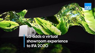LG adds a virtual showroom experience for IFA 2020