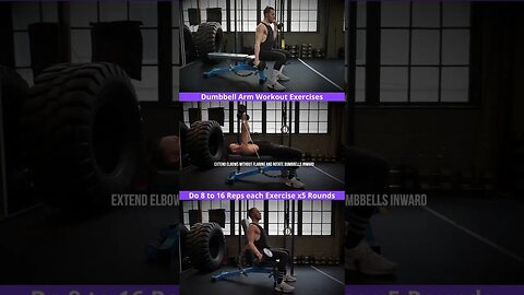 Dumbbell Arm Workout Exercises