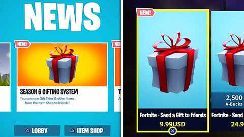*NEW* SEASON 6 GIFTING SYSTEM RELEASE DATE! (Fortnite: Battle Royale)