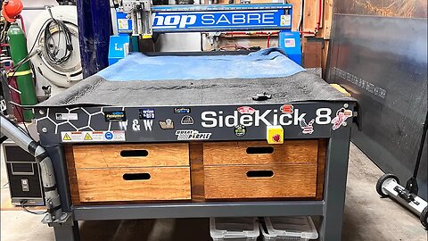 CNC Plasma Table Built-In Drawers Build