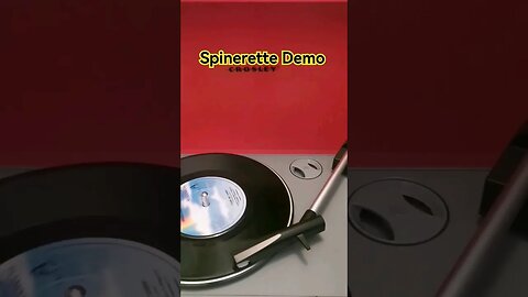 Orange Crosley Spinerette Demo. Portable record player. #record #vinyl #45rpm #single #recordplayer