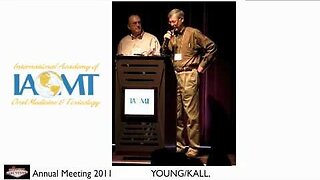 Jack Kall receives award at 2011 IAOMT Annual Meeting in Las Vegas.