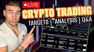 🔴 LIVE - CRYPTO TRADING | LONG TRADE REKT?! | POWELL AFTERMATH