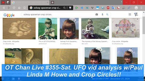 Saturday Live UFO vids and Analysis with Paul - LMH Crop Circle Failure and more!]- OT Chan Live#355