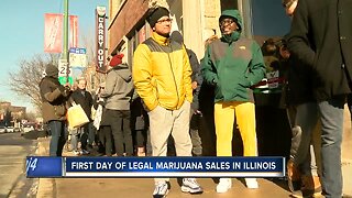 Today marked the first day of legal marijuana sales in Illinois