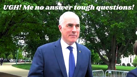 Robotic Senator Bob Casey Rendered Mute by Gaza Brain Freeze