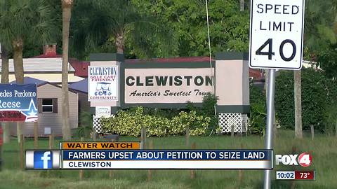 Farmers upset with petition to take land