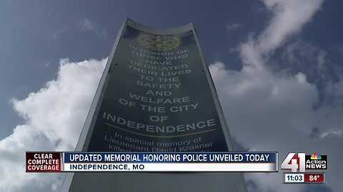 Rotary Club of Independence rededicates police memorial