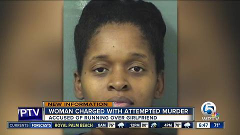 Woman accused of hitting girlfriend with car charged with attempted murder