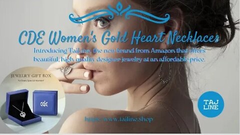 Amazon Beauty Finds TajLine CDE Women's Gold Heart Necklaces TajLine