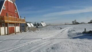 Winter time and bifacial solar panels in Saskatchewan