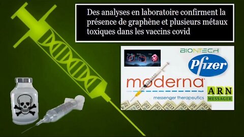 Des analyses en laboratoire confirment la présence de graphène et plusieurs métaux toxiques...