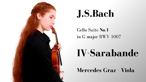 Sarabande - Bach Suite No.1 BWV 1007