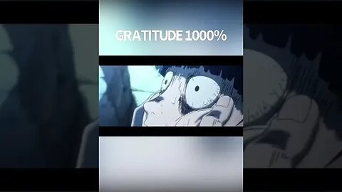 MOB PSYCHO 100 GRATITUDE 1000% #shorts #anime #mobpsycho100