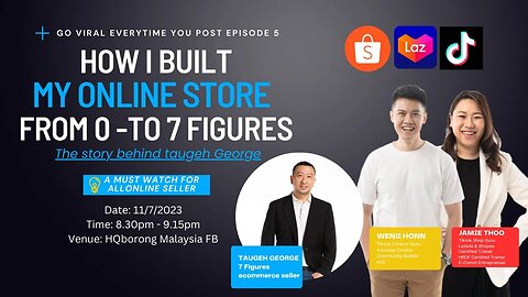 HOW I BUILT MY ONLINE STORE from 0 -to 7 figures - Make Money With Tiktok
