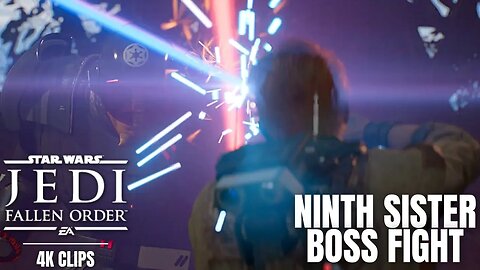 Cal Vs The Ninth Sister Boss Fight | Star Wars Jedi Fallen Order 4K Clips