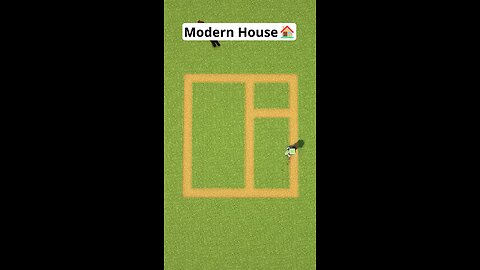 Minecraft easy modern house