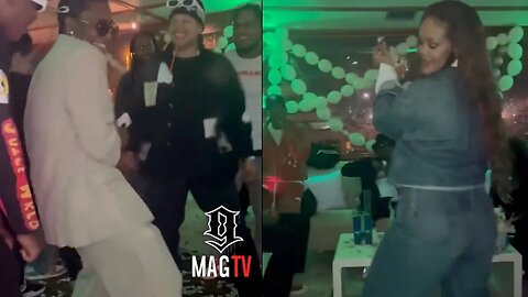 ASAP Rocky "Got Served" By Rihanna During Dance Off At His 35th B-Day Party! 💃🏾