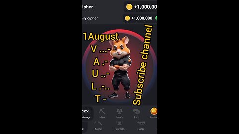 hamster kombat daily cipher 🤗 #shorts #viral #trending #support