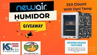 NewAir Cigar Humidor Giveaway | Cigar prop 2022