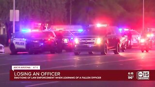 Emotions of law enforcement when learning of a fallen officer
