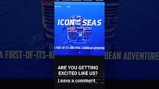 Who is Ready? Icon of the seas debut. #shorts #short Icon Inaugural Cruise from Florida. Viral Short