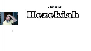 Hezekiah THE Law Abiding Ruler (2 Kings 18-20)