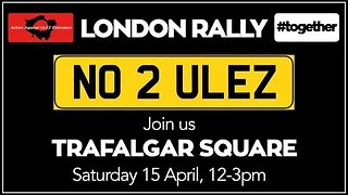 [BETTER SOUND VERSION] No to ULEZ: live London rally from Trafalgar Square