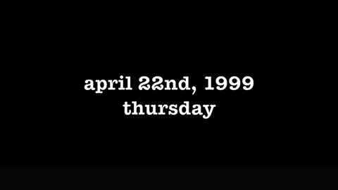 YEAR 17 [0003] APRIL 22ND, 1999 - THURSDAY [#thetuesdayjournals #thebac #thepoetbac]