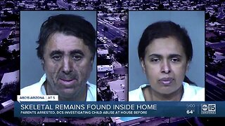 Human remains found in Phoenix home, parents in custody