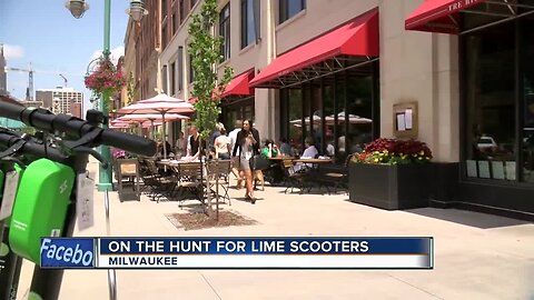 Riders on the hunt for Lime scooters in Milwaukee