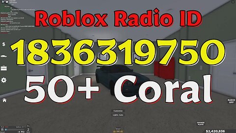Coral Roblox Radio Codes/IDs