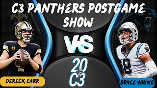New Orleans Saints at Carolina Panthers Monday Night Football | C3 Postgame Show