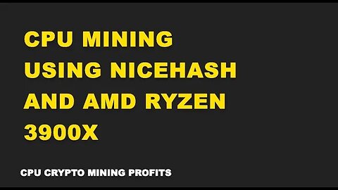 Is CPU Mining Profitable with NiceHash?