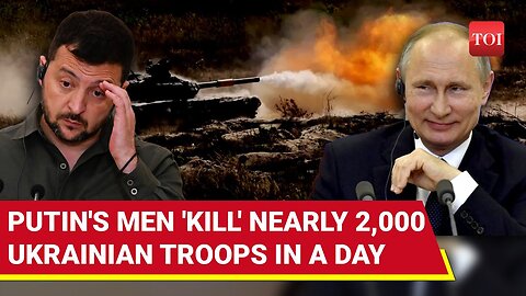 Putin's Men Go On A Rampage Near Ukraine Frontline; 'Kill' Nearly 2,000 Troop Deaths In 24 Hours