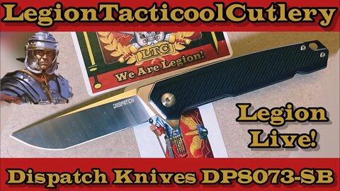 Legion Live Dispatch Knives DP8073-SB #knives #edc #outdoors #folders #hiking #hunting #knifereview