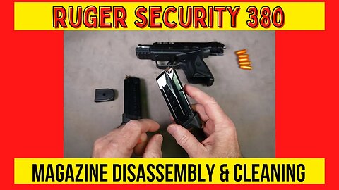 Ruger Security 380 Magazine Disassembly & Cleaning