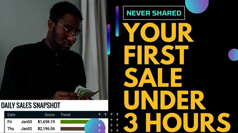 Make Your First Clickbank Sale In Under 3 Hours