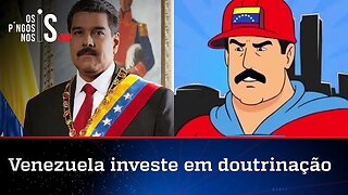 Nicolás Maduro vira super-herói em TV estatal: o “Super Bigode”