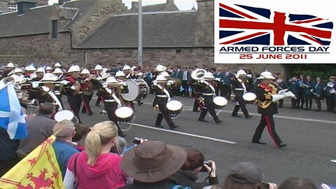 Scotland Armed Forces Day Video - [Edinburgh Event] - RAF, Rifles, Bagpipes and Royal Marines