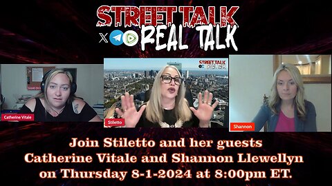Rebroadcast of Street Talk with Stiletto 8-1-2024