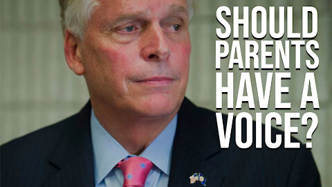 Terry McAuliffe is Asked, "Should Parents Have a Voice?"