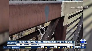 Booby traps on trails in Colorado Springs